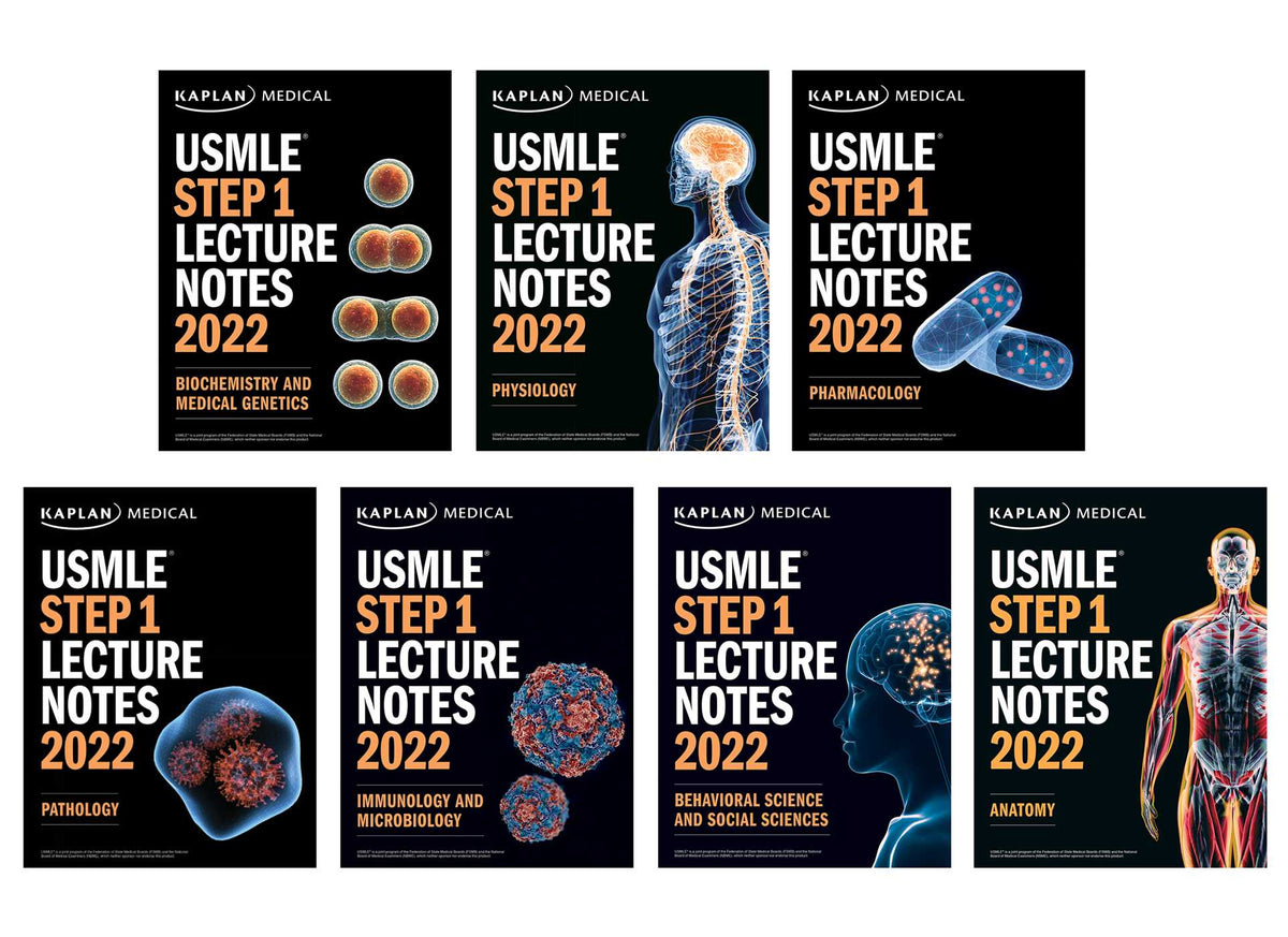 USMLE Step 1 Lecture Notes 2022: 7-Book Set – Pickwick Bookshop