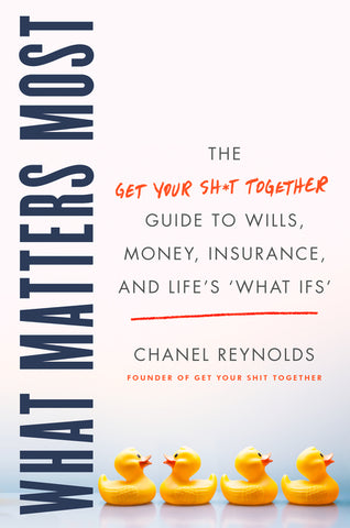 What Matters Most : The Get Your Shit Together Guide to Wills, Money, Insurance, and Life's "What-ifs"