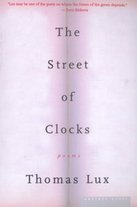 The Street Of Clocks : Poems