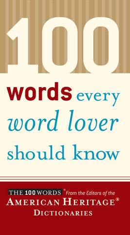 100 Words Every Word Lover Should Know