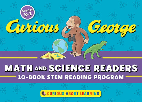 Curious George Math And Science Readers : 10-Book STEM Reading Program