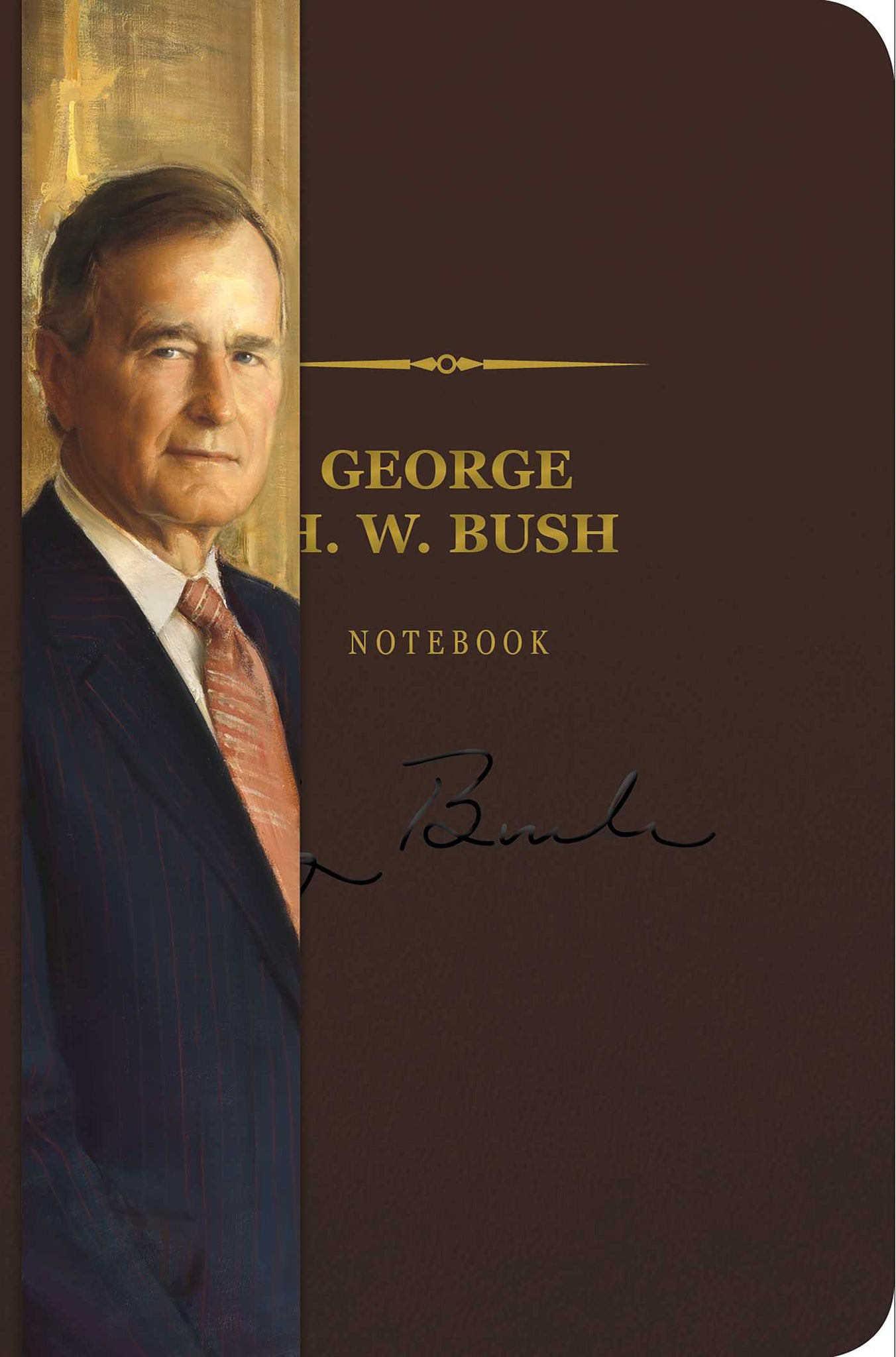 George H. W. Bush Signature Notebook