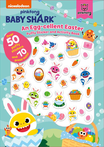 Baby Shark: An Egg-cellent Easter Puffy Sticker and Activity Book