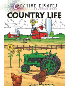 Creative Escapes Coloring Book: Country Life