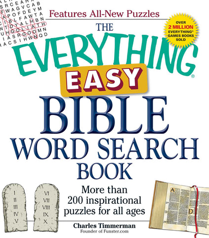 The Everything Easy Bible Word Search Book : More than 200 inspirational puzzles for all ages