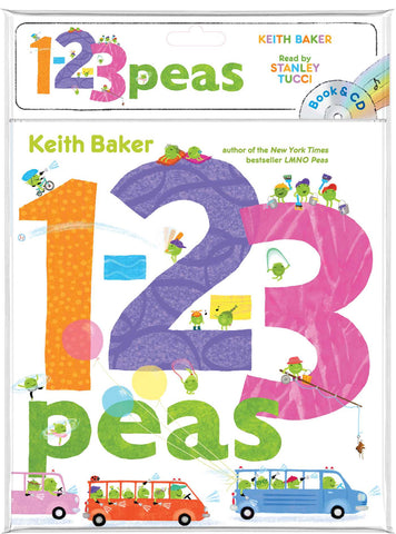 1-2-3 Peas : Book & CD