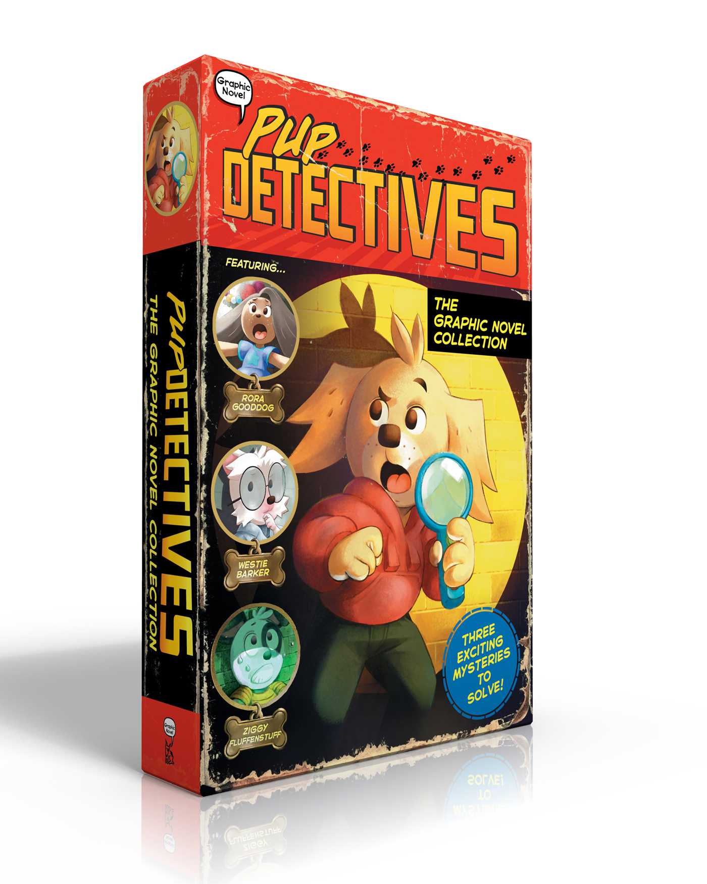 Pup Detectives The Graphic Novel Collection : The First Case; The Tiger's Eye; The Soccer Mystery