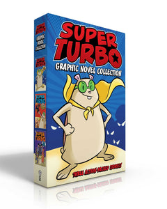 Super Turbo Graphic Novel Collection : Super Turbo Saves the Day!; Super Turbo vs. the Flying Ninja Squirrels; Super Turbo vs. the Pencil Pointer