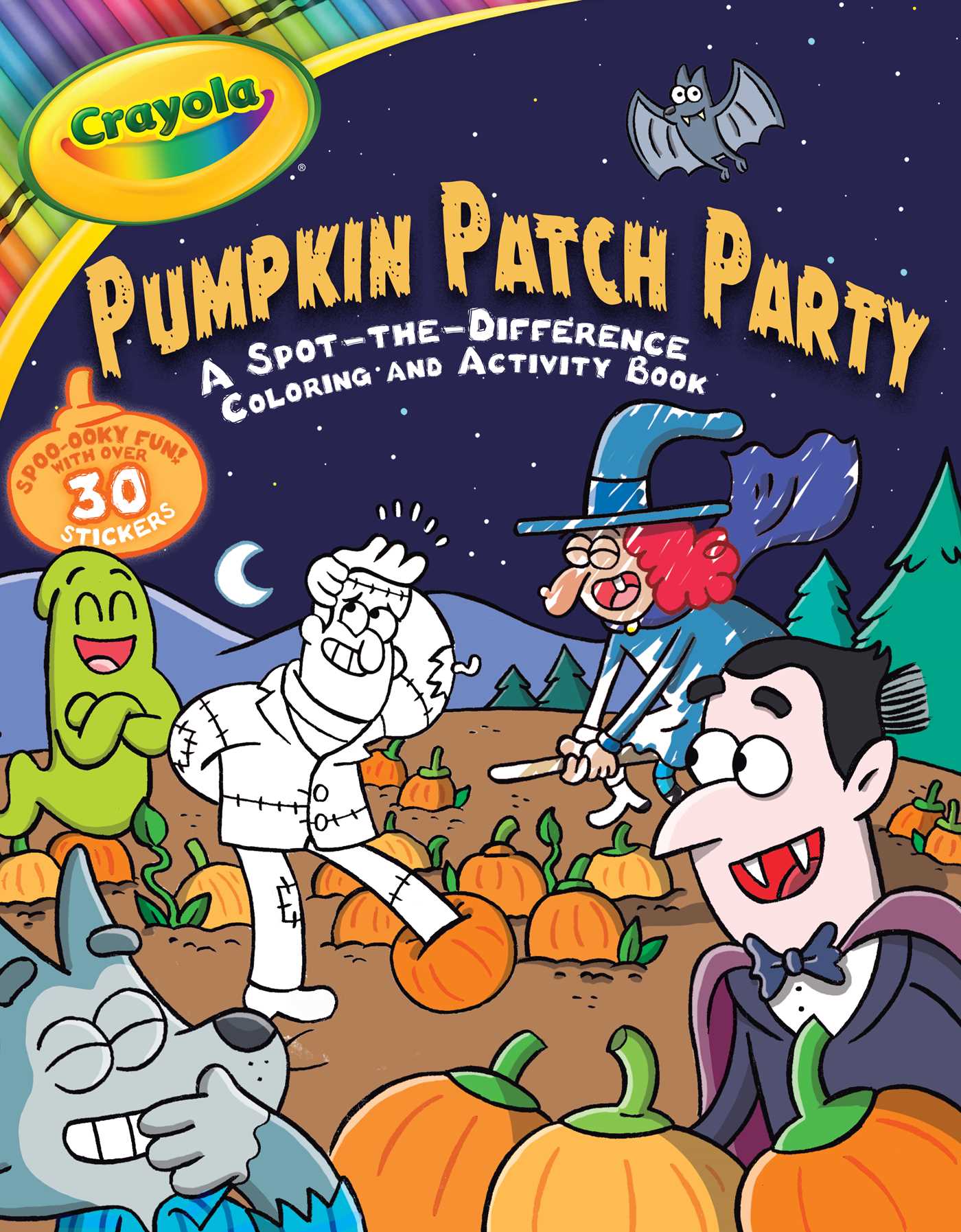 Crayola Pumpkin Patch Party : A Spot-the-Difference Coloring and Activity Book