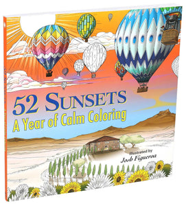 52 Sunsets : A Year of Calm Coloring