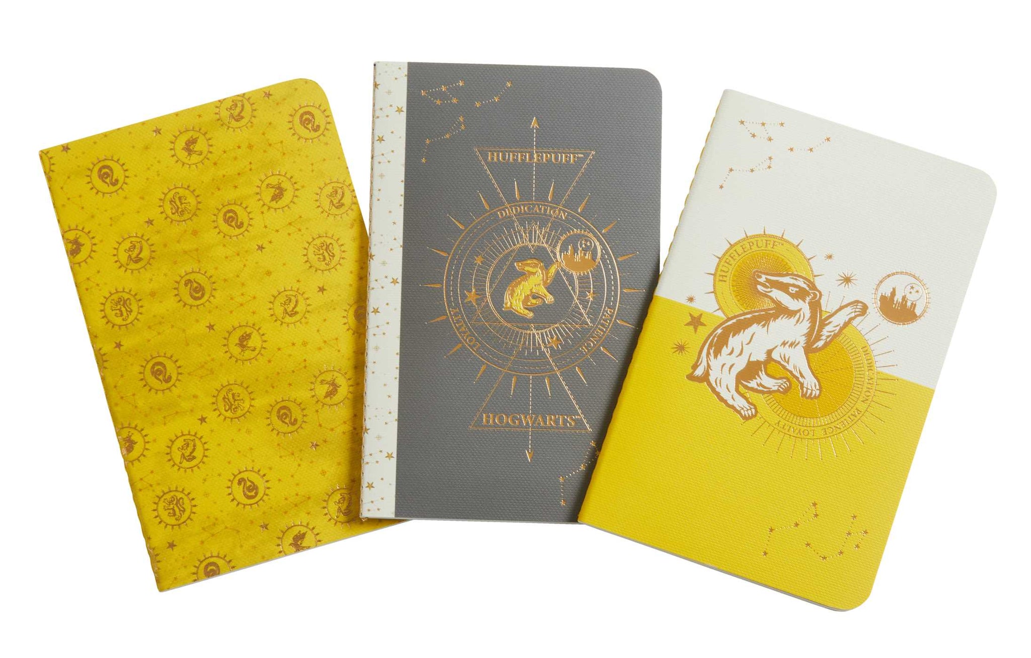Harry Potter: Hufflepuff Constellation Sewn Pocket Notebook Collection
