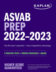 ASVAB Prep 2022–2023 : 4 Practice Tests + Proven Strategies + Online