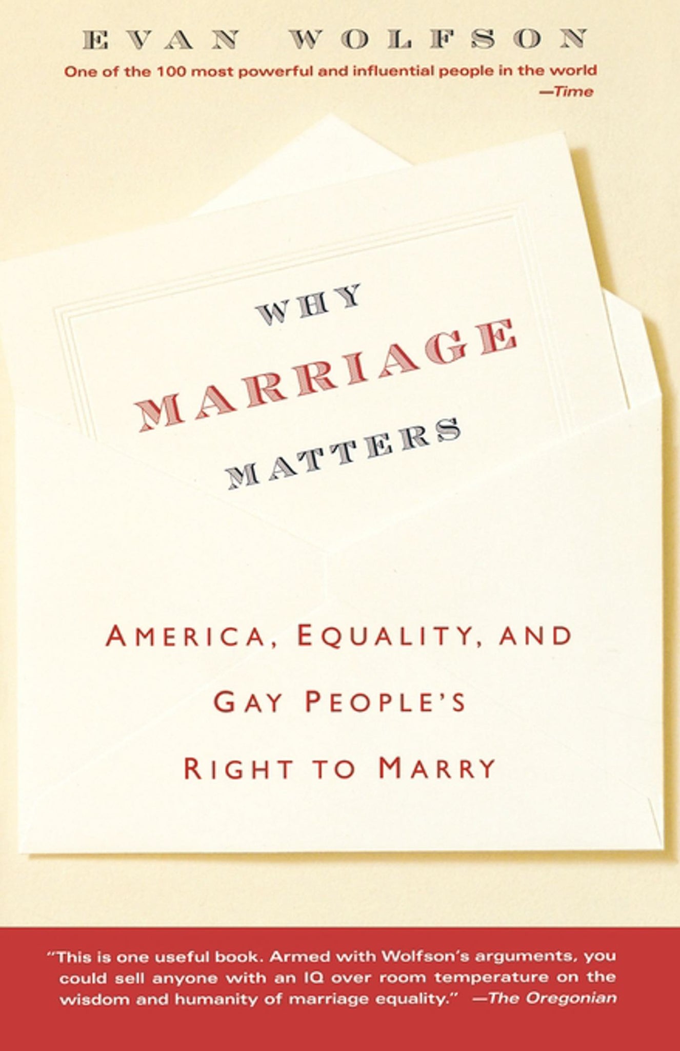 Why Marriage Matters : America, Equality, and Gay People's Right to Marry