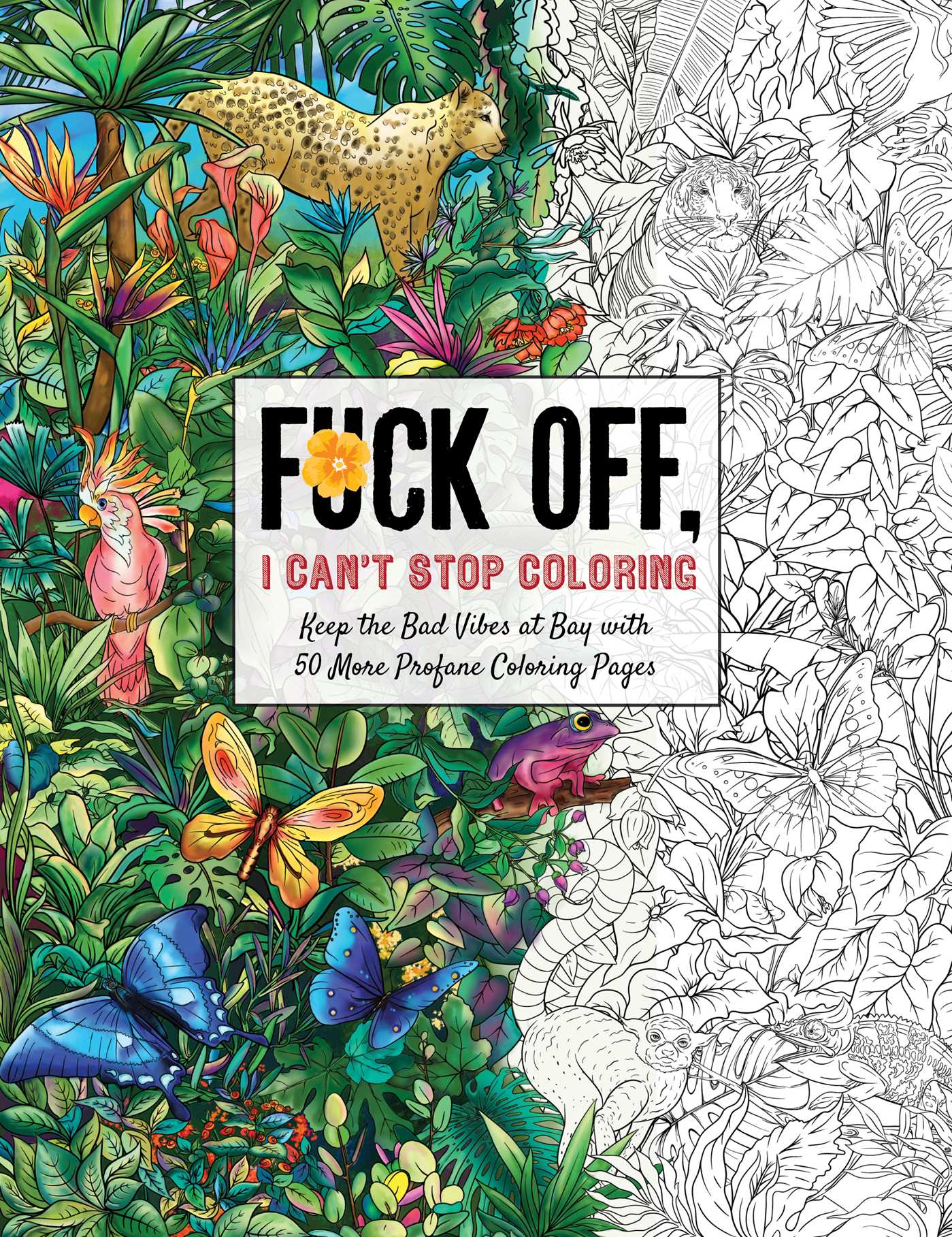 Fuck Off, I Can't Stop Coloring : Unwind with 50 Additional Obnoxiously Fun Swear Word Coloring Pages
