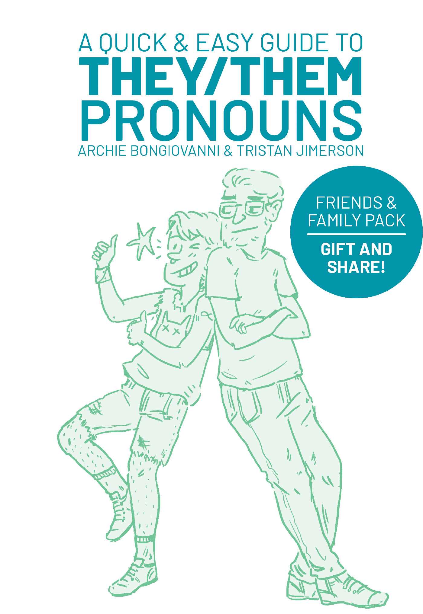 A Quick & Easy Guide to They/Them Pronouns : Friends & Family Bundle