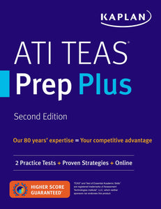 ATI TEAS Prep Plus : 2 Practice Tests + Proven Strategies + Online