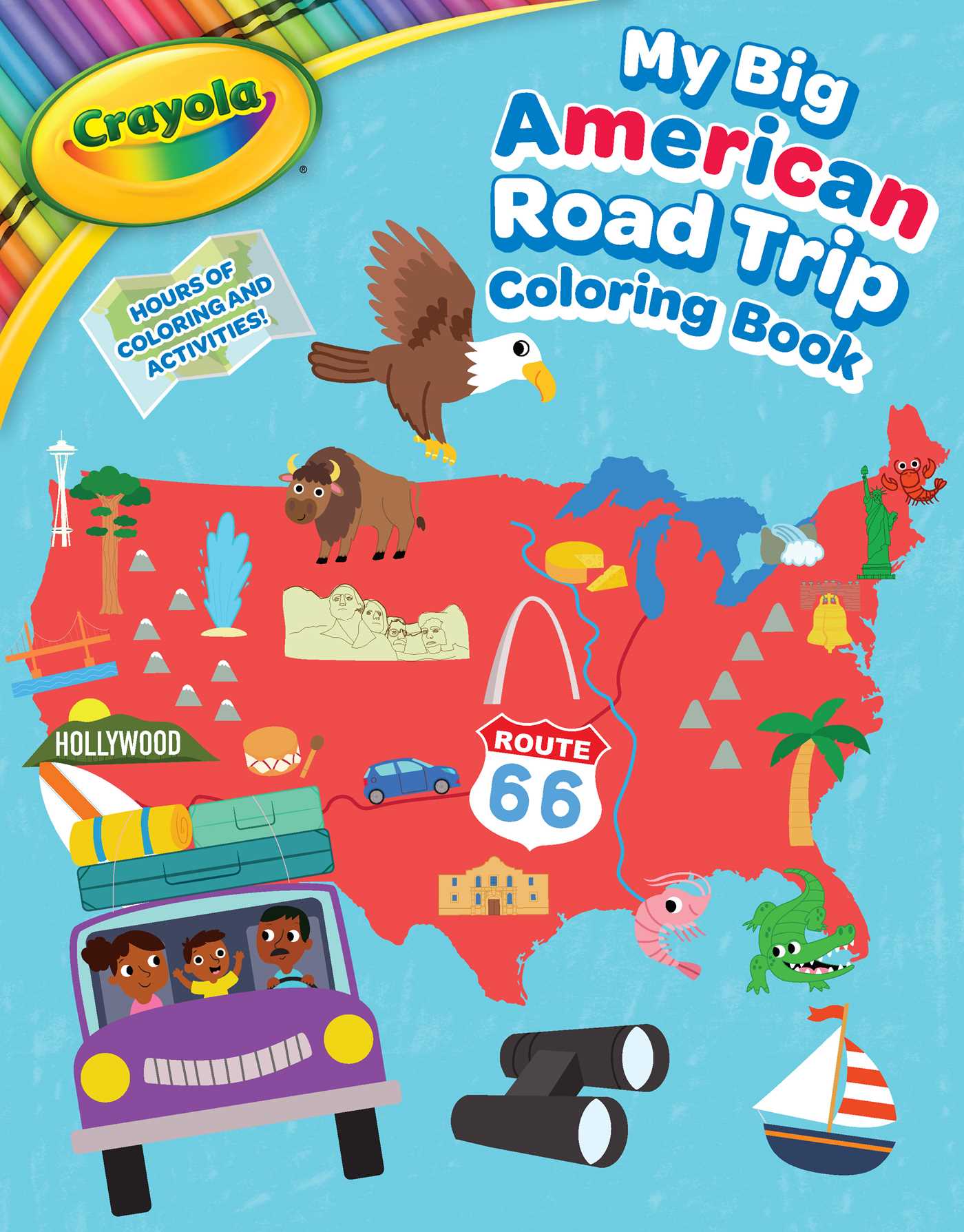 Crayola My Big American Road Trip Coloring Book