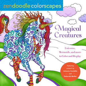 Zendoodle Colorscapes: Magical Creatures : Unicorns, Mermaids, and More to Color and Display