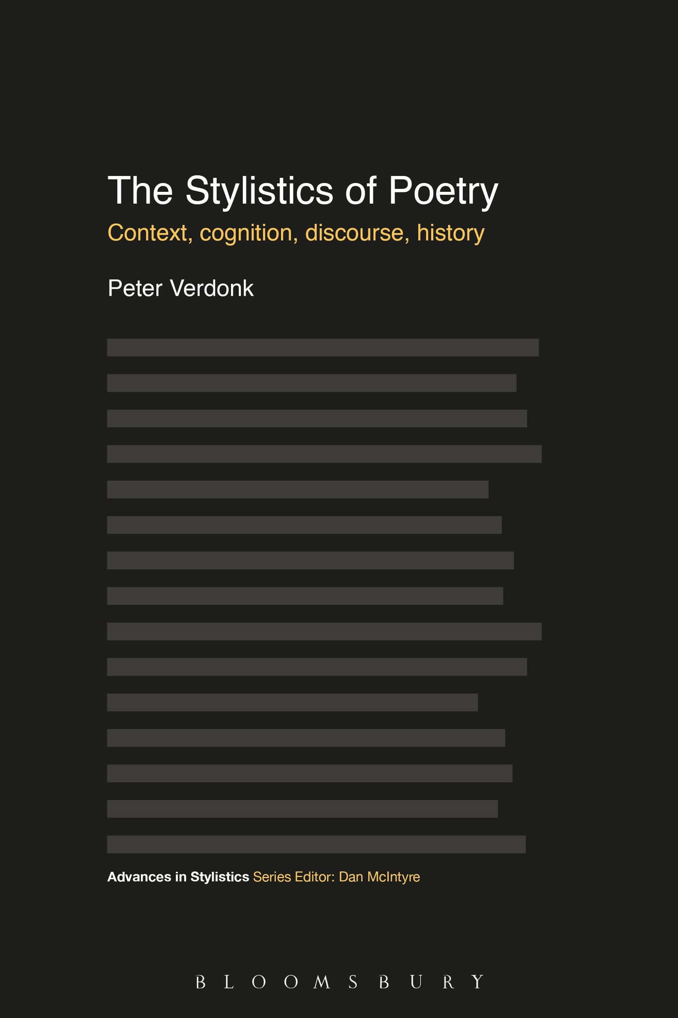 The Stylistics of Poetry : Context, cognition, discourse, history