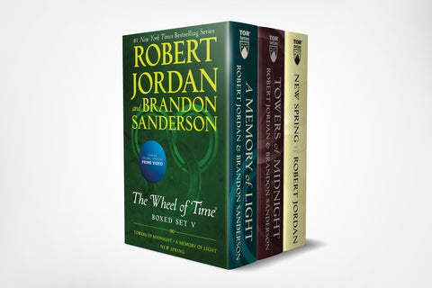 Wheel of Time Premium Boxed Set V : Book 13: Towers of Midnight, Book 14: A Memory of Light, Prequel: New Spring