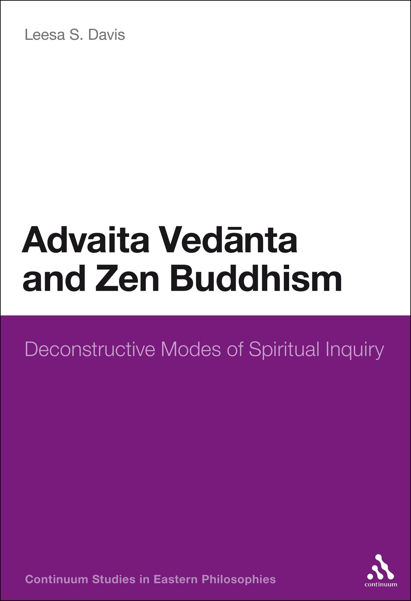 Advaita Vedanta and Zen Buddhism : Deconstructive Modes of Spiritual Inquiry