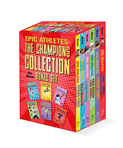 Epic Athletes: The Champions Collection Boxed Set : (Stephen Curry, Alex Morgan, Serena Williams, Tom Brady, LeBron James, Lionel Messi)