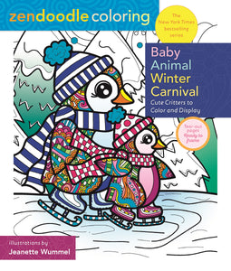 Zendoodle Coloring: Baby Animal Winter Carnival : Cute Critters to Color and Display